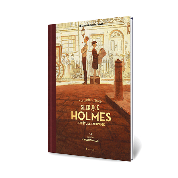La Première Aventure de Sherlock Holmes : Une étude en rouge (illustré)